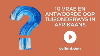 10 vrae amp antwoorde oor tuisonderwys in Afrikaans [upl. by Anwahsad]