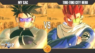 Dragonball Xenoverse 2  Cac vs TokiToki City Hero [upl. by Novonod]