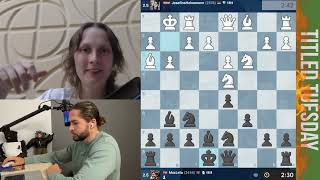 ИГРАЕТ ИСКЛЮЧИТЕЛЬНО ТВОРЧЕСКИ  WGM JOSEFINE HEINEMANN vs FM МАКСИМ ОМАРИЕВ [upl. by Saenihp]