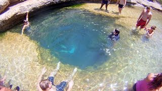 FMA Jacobs Well Texas  Diving and cliff jumping with GoPro [upl. by Johnsson]