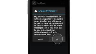 Set up Notification Sync on Google Glass [upl. by Htebasyle763]