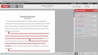 Reading the Originality Report in Turnitin [upl. by Miarhpe]