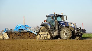 New Holland T8435 SmartTrax Blue Power  Fontana Maxi 700 [upl. by Bruni640]