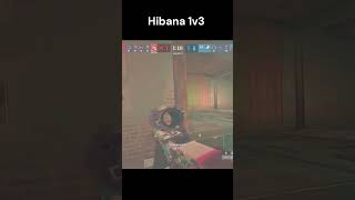 Hibana 1v3 Shouldnt of won this watch my health [upl. by Jephum]