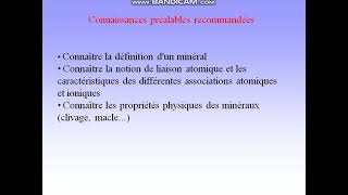 Présentation du module minéralogie [upl. by Krispin]