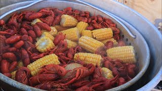 How to boil crawfish Louisiana Cajun crawfish boil [upl. by Eizzil]