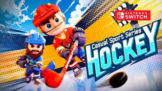 Casual Sport Series Hockey Gameplay Nintendo Switch [upl. by Aynuat]