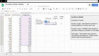 How to Calculate a Correlation between Multiple Variables [upl. by Glanti344]