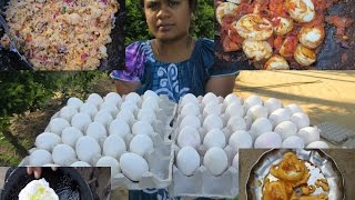 30 EGG 5 Different Varieties Cooking in My Village  VILLAGE FOOD [upl. by Anamor]