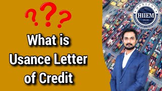 What is Usance Letter of Credit in Export import Business  By Sagar Agravat [upl. by Curt885]