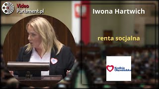 Iwona Hartwich  o rencie socjalnej [upl. by Alel]