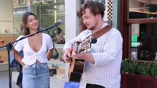 Three Beautiful Moments Buskers Performed Impromptu Duets on Grafton Street [upl. by Ardnod]