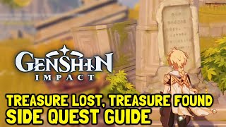 Genshin Impact Treasure Lost Treasure Found Side Quest Guide [upl. by Audwin]