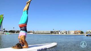 How To Do Headstand 2 Ways on a Paddleboard [upl. by Hut]