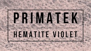 Hematite Violet Genuine  Daniel Smith Primatek Watercolor [upl. by Berfield495]