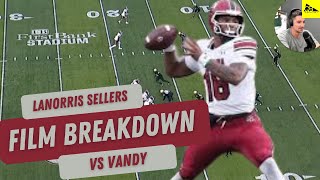 South Carolina Football LaNorris Sellers BEST Throws vs Vanderbilt Film Breakdown amp Reaction [upl. by Peednus]