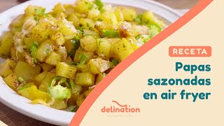 PAPAS SAZONADAS EN AIR FRYER🍟🔥 l BOTANAS FÁCILES [upl. by Tavey36]