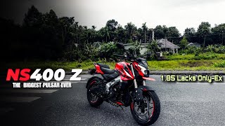 NS400 Z 🔥ഇവൻ പുലിയാണ്  The Most Affordable 400 cc India 🇮🇳💥 [upl. by Normalie]