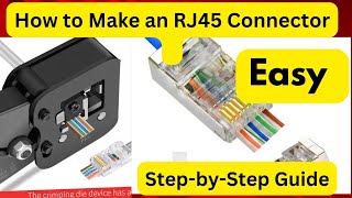 How to Make an RJ45 Connector StepbyStep Guide [upl. by Gans814]