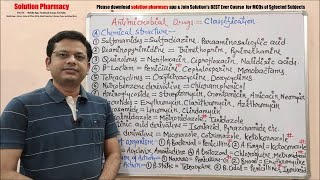 Topic 02 Classification of Antibiotics  Different Method of Classification of Antibiotics [upl. by Plunkett]