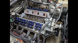 AFR cylinder head install thrash before Hot Rod Drag Week 2024 [upl. by Vivyan54]