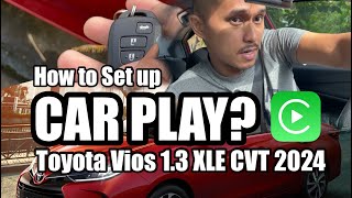 Apple Car Play 2024  New Toyota VIOS 13 XLE CVT 2024 [upl. by Enomys]