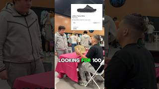 Buying adidas Yeezy Slide Slate Grey at Sneakercon Phoenix buying reselling sneakerhead shoes [upl. by Anailuy381]