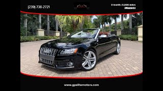 2012 Audi S5 Convertible FOR SALE [upl. by Richey]