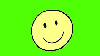 Happy face emoji animation  Yellow happy face [upl. by Larual486]