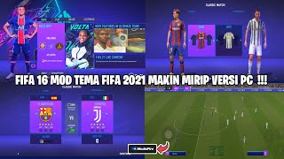 FIFA 16 MOD FIFA 23 Android Offline  Mod Theme FIFA 21 Edition I New Update Transfer amp Kits 202223 [upl. by Lednam]