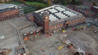 Wigan Galleries Demolition Update 81023 by DJI Mini 2 [upl. by Novoj]