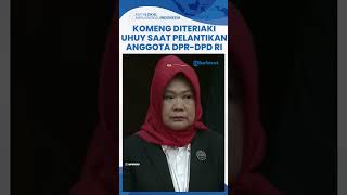 Reaksi Komeng Diteriaki Uhuy saat Pelantikan Anggota DPRDPD RI Pasang Wajah Santai amp Senyum [upl. by Euqinad]