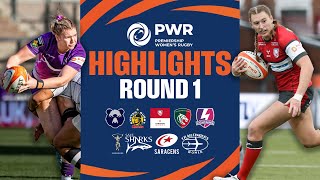 Round 1 Highlights  Premiership Womens Rugby 2425 [upl. by Ainat]