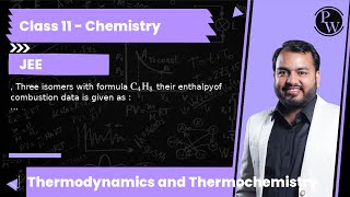 Three isomers with formula C4H8 their enthalpyof combustion data is given as   Com [upl. by Airb27]