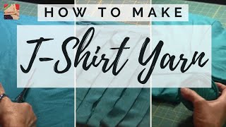 TShirt Yarn  How to make Tshirt yarn [upl. by Anned52]