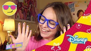 Soy Luna  Vlog Lu de Luna Tutorial Nail Art  Disney Channel España [upl. by Eerised18]