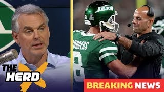 THE HERD  Colin Cowherd reacts to Jets Part Ways with Robert Saleh A Surprising Turn of Events [upl. by Ennoitna991]