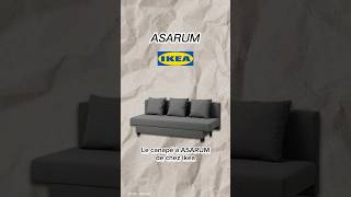 Canapé ASARUM Ikea  compact fonctionnel et abordable [upl. by Holmann907]