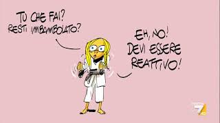 Il cartoon del Genio Makkox quotKarate Godquot [upl. by Huesman645]