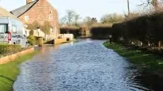 Flooding in Lockington East Yorkshire after snow thaws [upl. by Ettelrac]