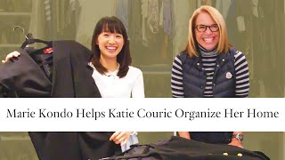 Katie Couric Learns How To Organize from Declutter Expert Marie Kondo  Architectural Digest [upl. by Alyss119]