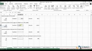 Porcentajes en Excel 2013  Curso Excel [upl. by Asilanom]