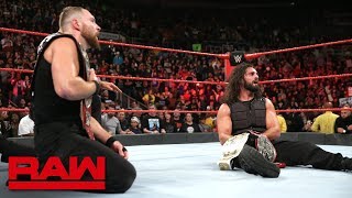 McIntyre amp Ziggler vs Rollins amp Ambrose  Raw Tag Team Championship Match Raw Oct 22 2018 [upl. by Aivun]