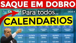 AUXÍLIO EMERGENCIAL NOVEMBRO Todos os calendários Bolsa Família e saque em dobro [upl. by Scrivens83]