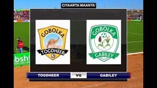 TOOS Gabiley vs Togdheer  Tartanka Ciyaaraha Gobolada Somaliland [upl. by Colville]