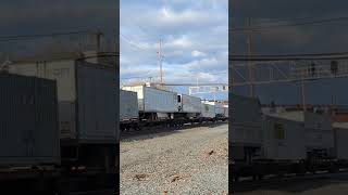 Norfolk Southern 4004 DC to AC On Norfolk Southern Intermodal Hershey Pa 12032024 29G [upl. by Jennie]