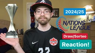 RSR6 202425 CONCACAF Nations League Draw Reaction [upl. by Alina]