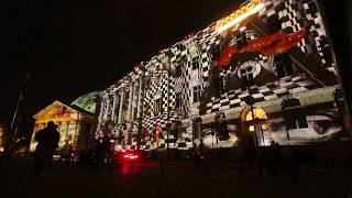 Festival of Lights 2018 VideoLightShow BerlinBebelplatz  Hotel de Rome [upl. by Varien]