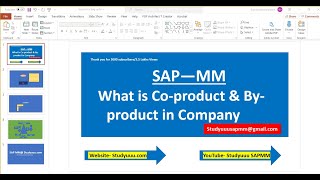 What is Coproduct amp Byproduct in Company subcontracting procedure BOMCollectionComponents [upl. by See]