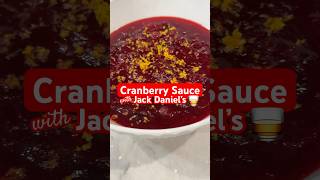 Jack amp Cranberry Sauce 🥃 Food Cooking Recipe Thanksgiving JackDaniels [upl. by Elatnahc85]